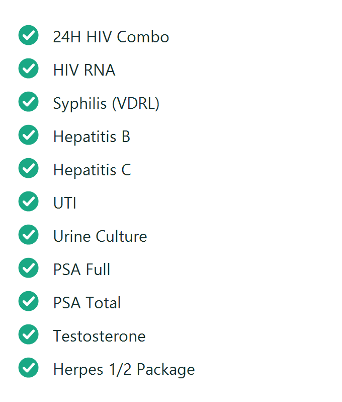 Pathogens screened